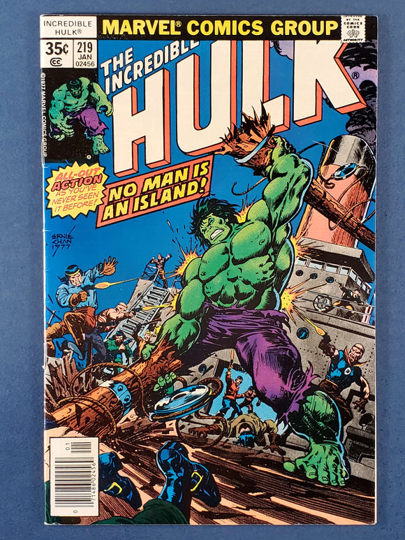 Incredible Hulk Vol. 1  # 219