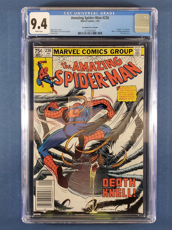 Amazing Spider-Man Vol. 1  # 236 Canadian   9.4
