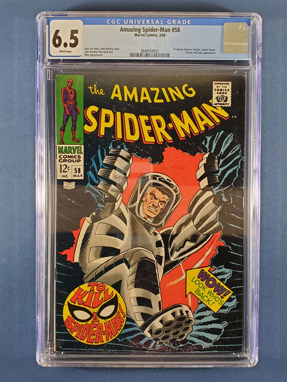 Amazing Spider-Man Vol.  1 # 58   6.5