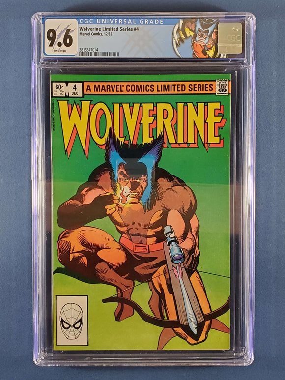 Wolverine: Limited Series  # 4  CGC 9.6