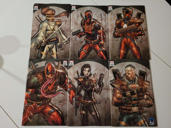 X-Force: Killshot Anniversary Special Connecting Cover Variant Set of 6