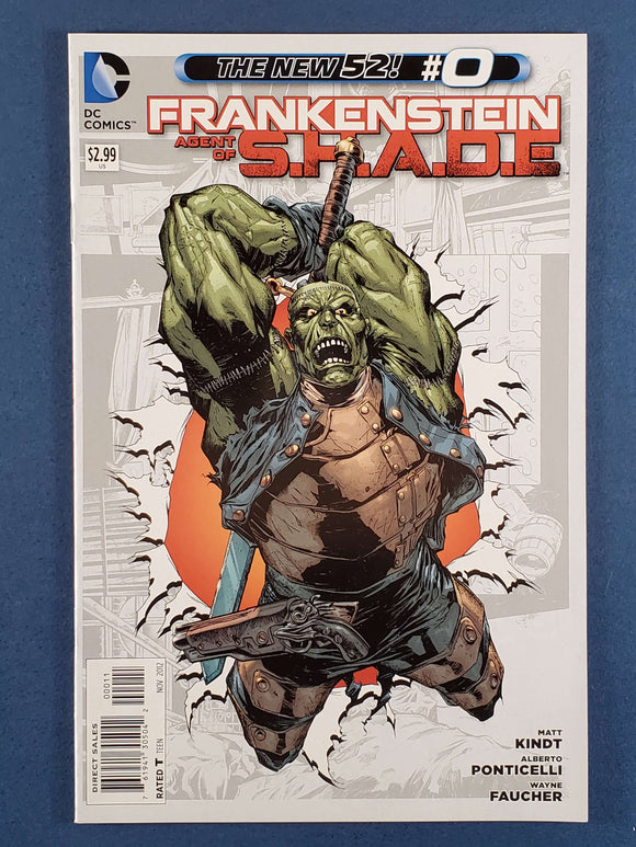 Frankenstein: Agent of S.H.A.D.E  # 0