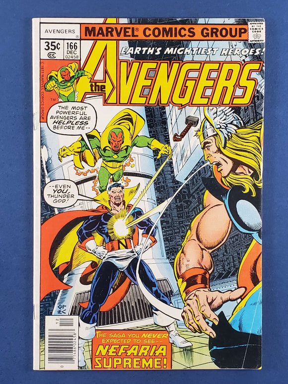 Avengers Vol. 1  # 166