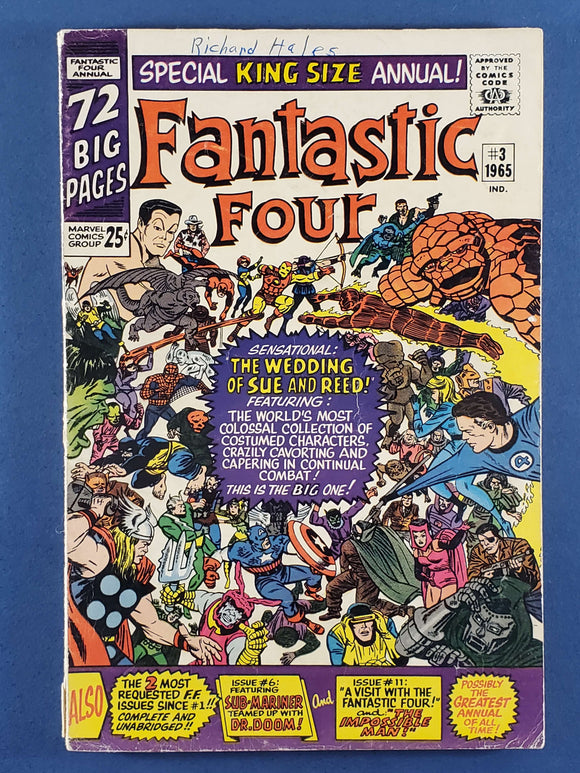 Fantastic Four Vol. 1  Annual # 3