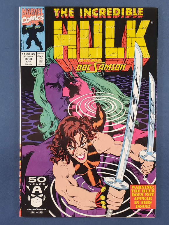 Incredible Hulk Vol. 1  # 380