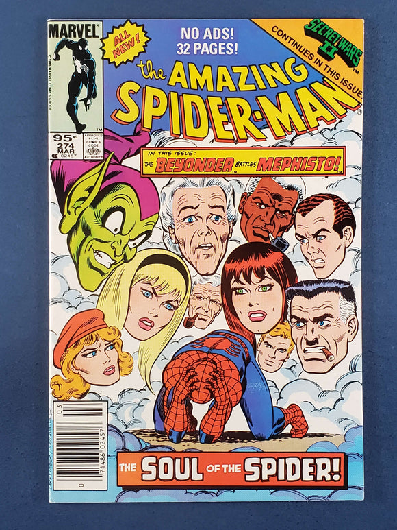 Amazing Spider-Man Vol. 1  # 274 Canadian