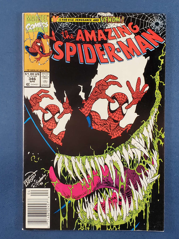 Amazing Spider-Man Vol. 1  # 346 Newsstand