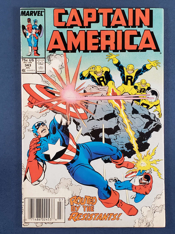 Captain America Vol. 1  # 343