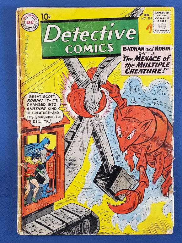 Detective Comics Vol. 1  # 288