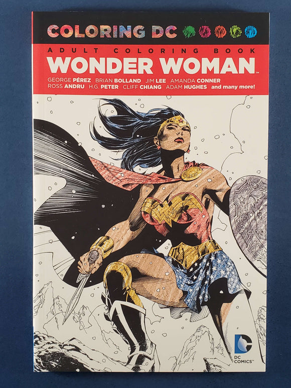 Wonder Woman Adult Coloring Book