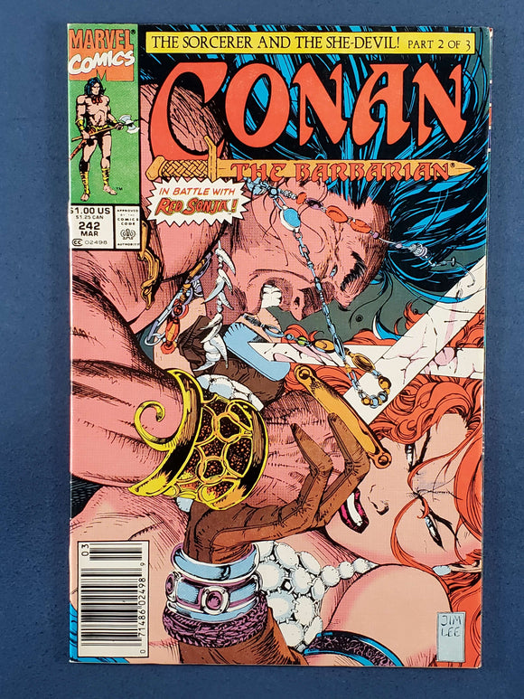 Conan the Barbarian Vol. 1  # 242 Newsstand