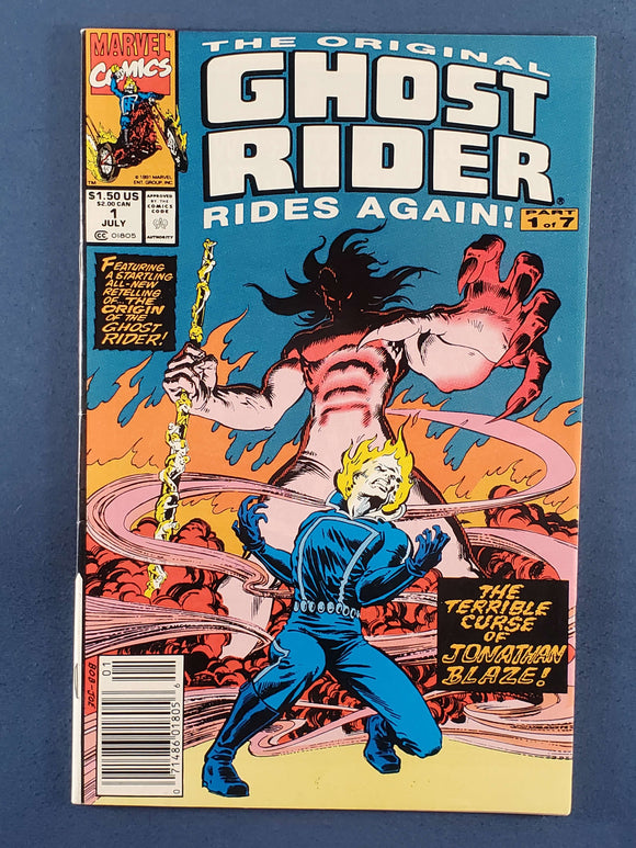 The Original Ghost Rider Rides Again  # 1 Newsstand