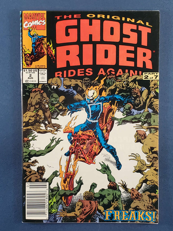 The Original Ghost Rider Rides Again  # 2 Newsstand