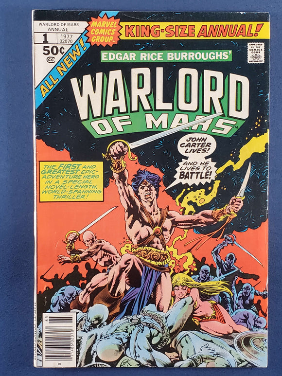John Carter: Warlord of Mars Annual  # 1