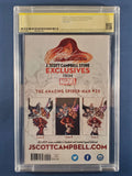 Amazing Spider-Man Vol. 3 # 25 Exclusive Variant Signed by J. Scott Campbell CGC 9.8