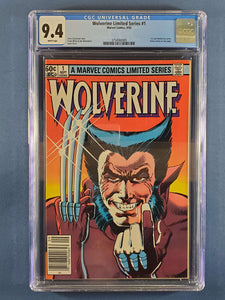Wolverine: Limited Series  # 1 CGC 9.4 Newsstand