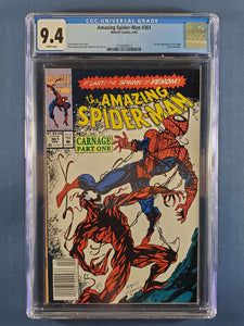 Amazing Spider-Man Vol. 1 # 361 Newsstand  CGC 9.4