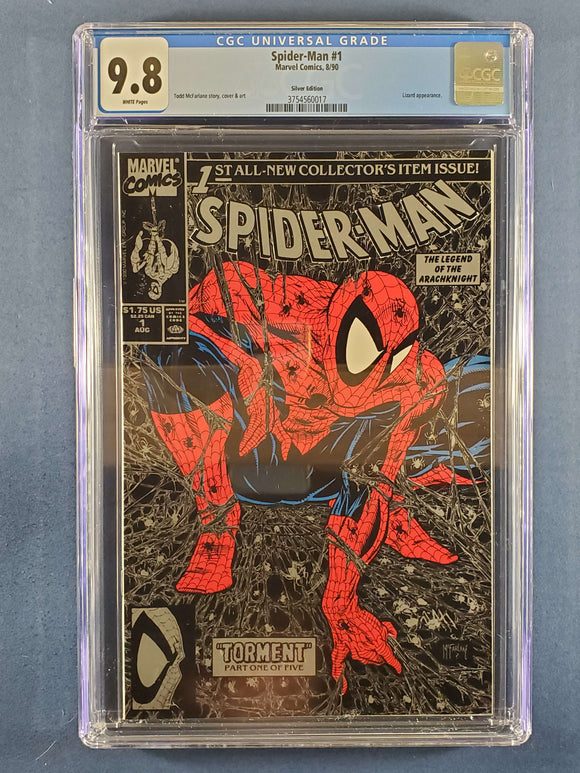 Spider-Man Vol. 1 # 1 Silver  CGC 9.8
