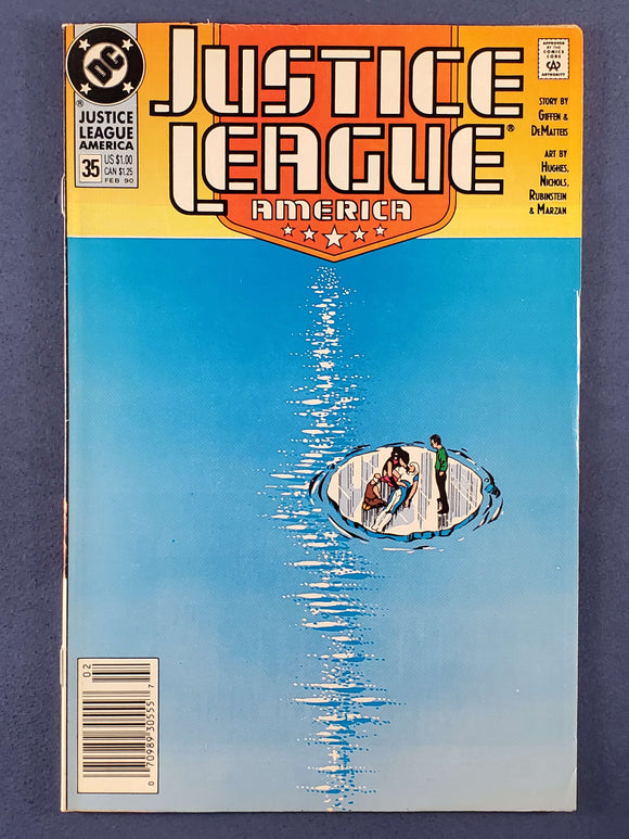 Justice League America  # 35  Newsstand