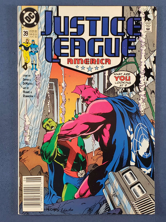 Justice League America  # 39  Newsstand
