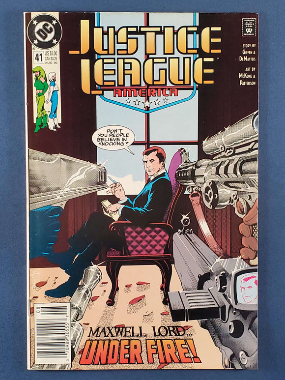 Justice League America  # 41  Newsstand