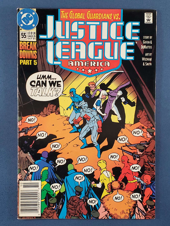 Justice League America  # 55  Newsstand