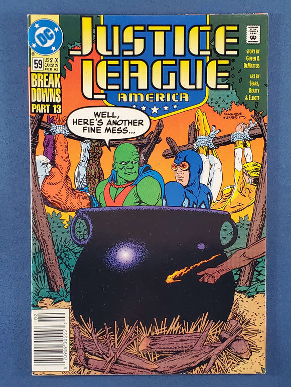 Justice League America  # 59  Newsstand