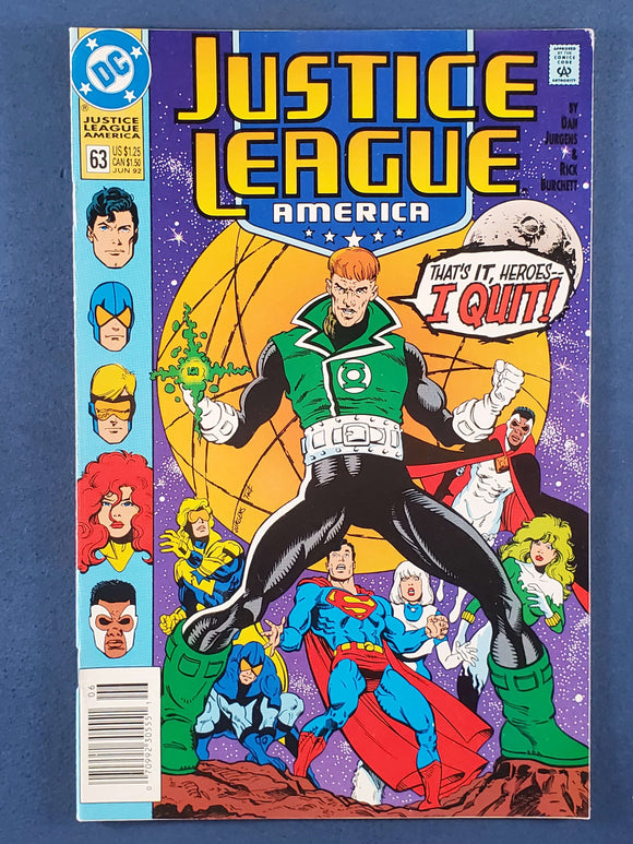 Justice League America  # 63  Newsstand