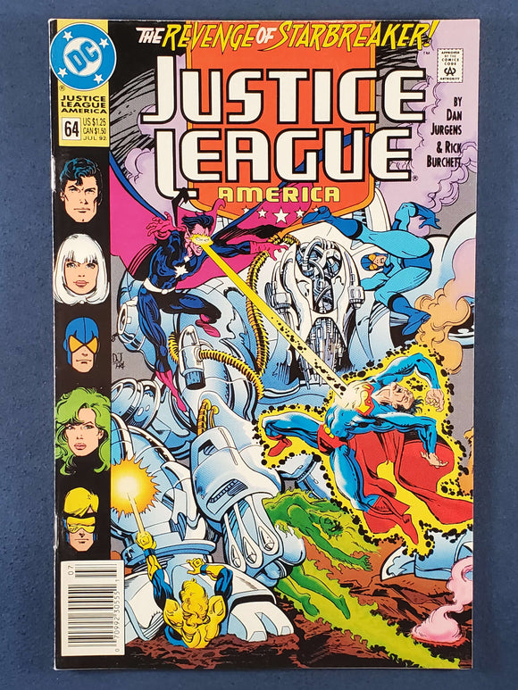 Justice League America  # 64  Newsstand