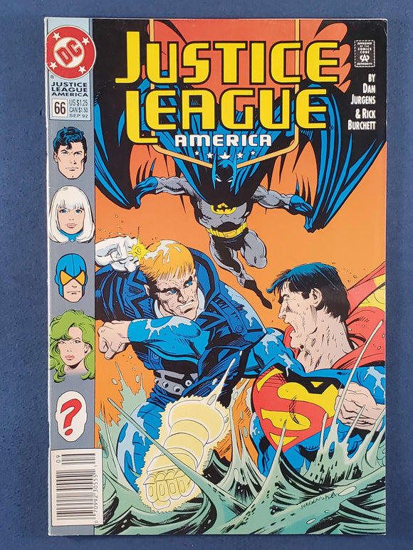 Justice League America  # 66  Newsstand