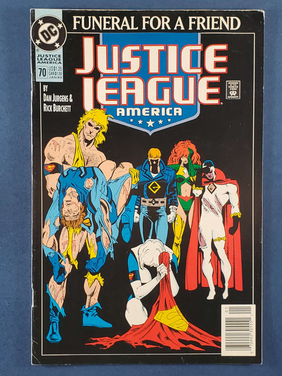 Justice League America  # 70  Newsstand