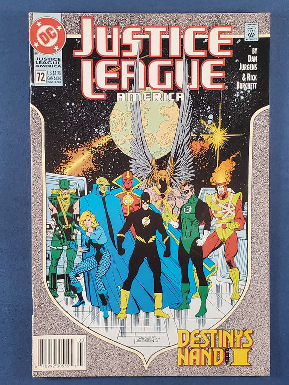Justice League America  # 72  Newsstand