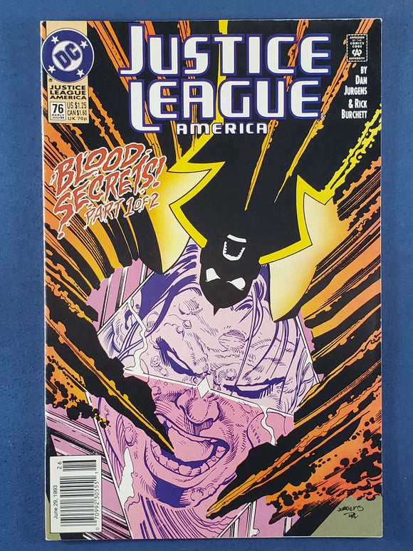 Justice League America  # 76  Newsstand