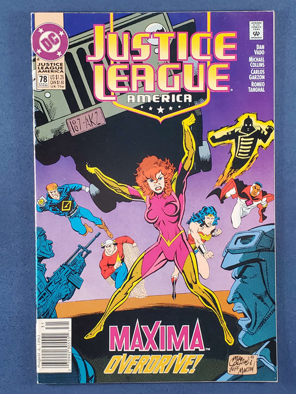 Justice League America  # 78  Newsstand