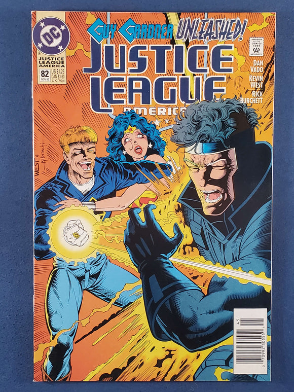 Justice League America  # 82  Newsstand