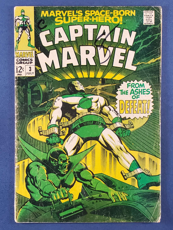 Captain Marvel Vol. 1  # 3