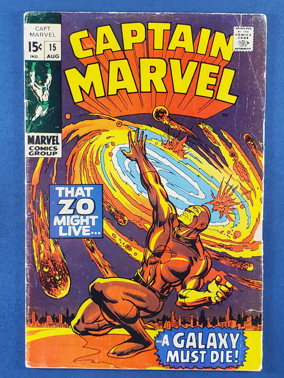 Captain Marvel Vol. 1  # 15