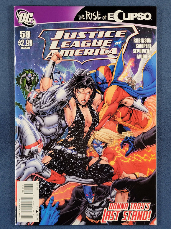 Justice League of America Vol. 2  # 58
