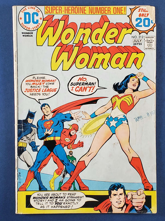Wonder Woman Vol. 1 # 212