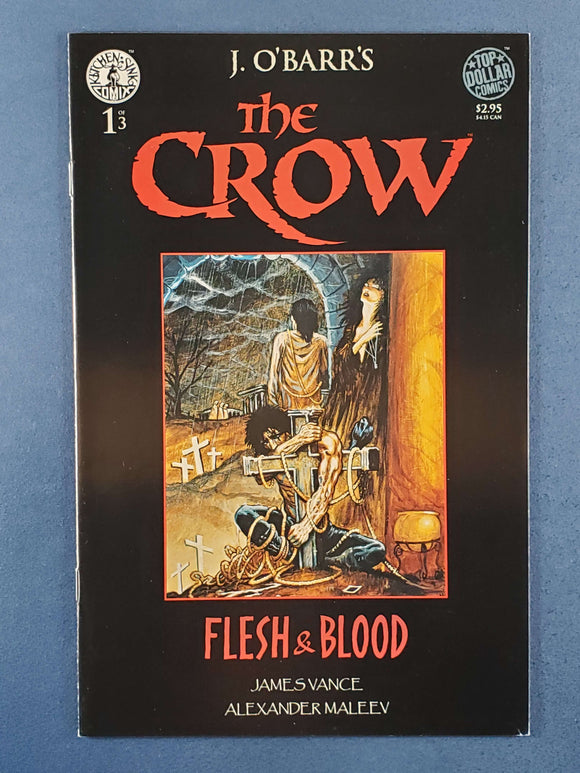 Crow: Flesh and Blood # 1-3 Complete Set