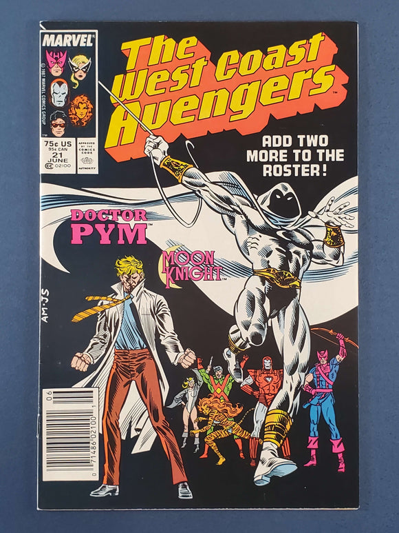 West Coast Avengers  # 21