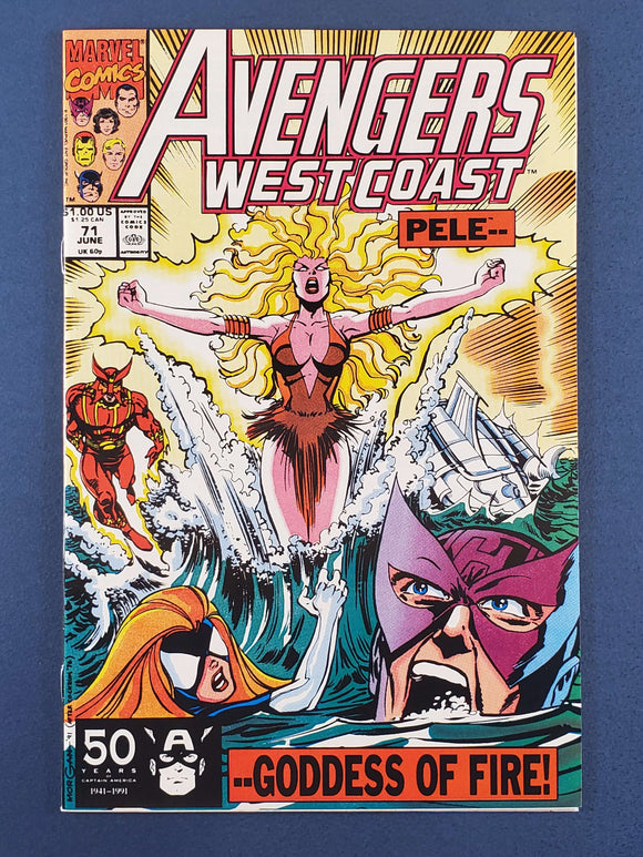 Avengers West Coast  # 71