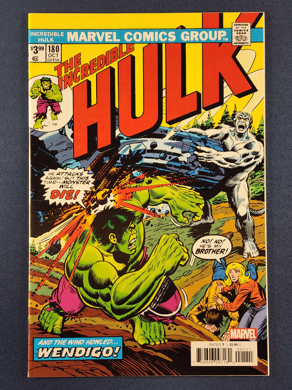 Incredible Hulk Vol. 1  # 180 Facsimile