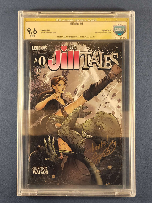 Jill Tales # 0 CBCS 9.6 Signature Series Signed by Gregbo Watson