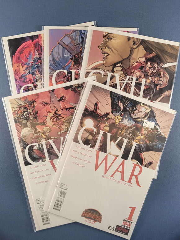 Civil War Vol. 2  Complete Set  # 1-5