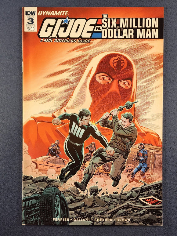 G.I. Joe / Six Million Dollar Man  # 3 Variant