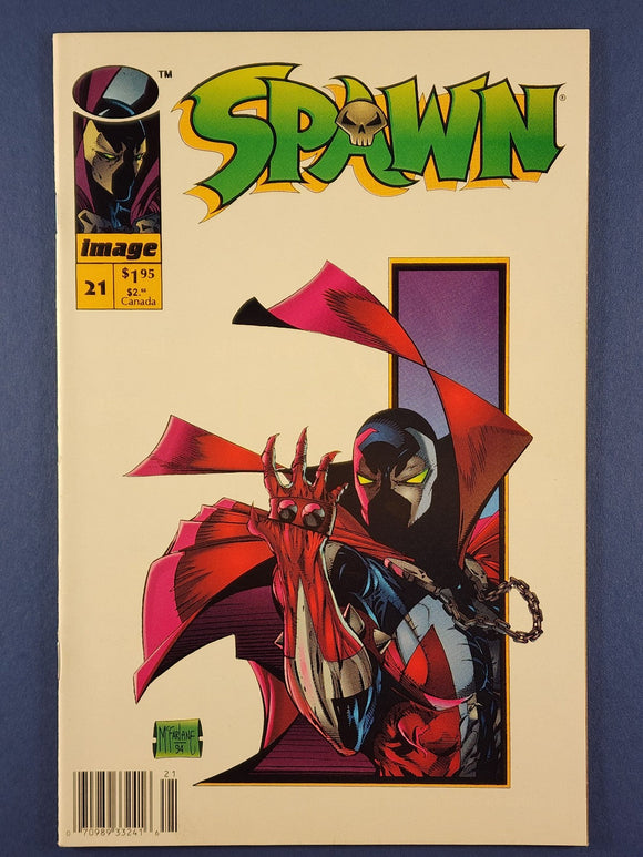 Spawn  # 21 Newsstand