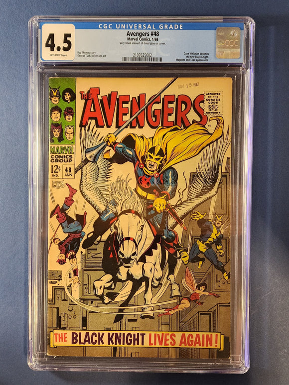 Avengers Vol. 1  # 48  CGC 4.5
