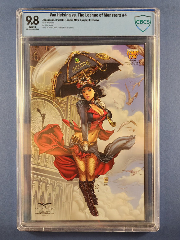 Val Helsing vs. The League of Monsters  # 4  Exclusive  CBCS 9.8