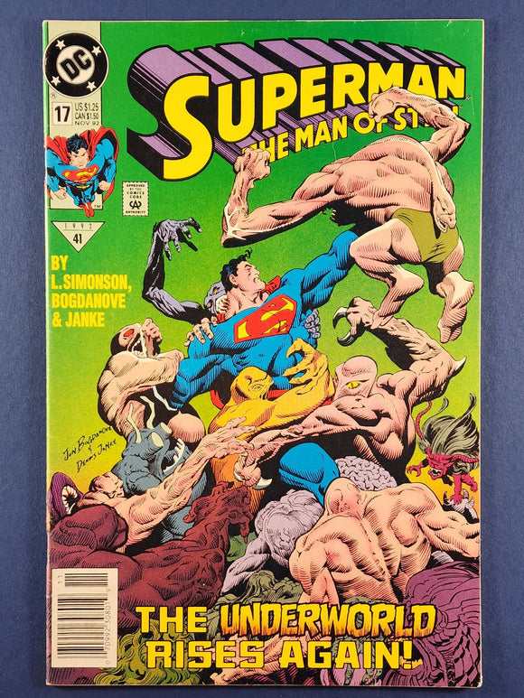 Superman: Man Of Steel  # 17  Newsstand